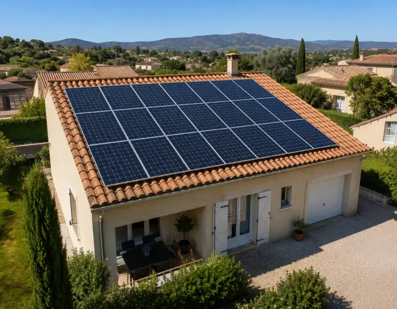 Prime à l'autoconsommation panneaux solaires Villeneuve-la-Comptal — aide financière de l'État